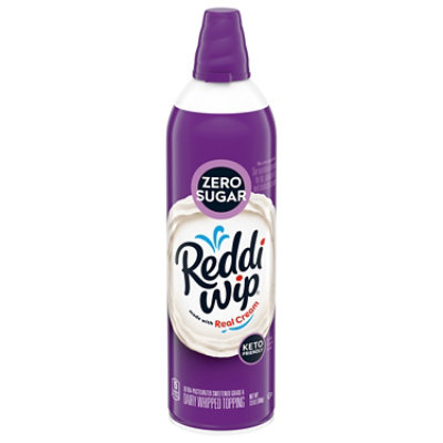 Reddiwip Keto Friendly Gluten Free Zero Sugar Whipped Topping 13 Oz Albertsons
