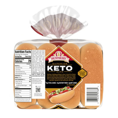 Brownberry Keto Hotdog Buns - 12 Oz - Image 2