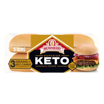 Brownberry Keto Hamburger Buns - 12 Oz - Image 5