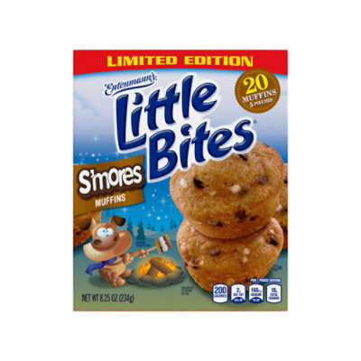 Entenmann's Little Bites S'mores Muffins - 8.25 Oz