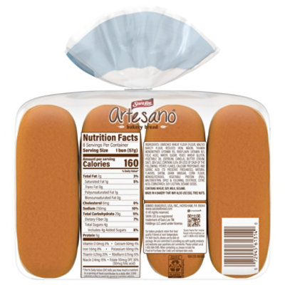 Sara Lee Artesano Brioche Hot Dog Buns - 16 Oz - Image 2