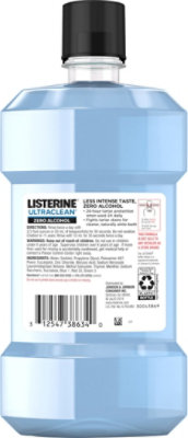 Listerine Ultraclean Zero Alcohol Tartar Mouthwash, Arctic Mint - 500 ML - Image 5