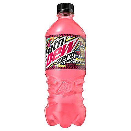Mtn Dew Zero Sugar Soda Spark Raspberry Lemonade 20 Fluid Ounce - 20 FZ - Image 3