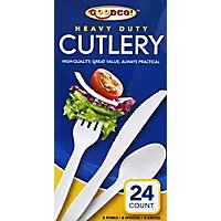 Good Co Plastic Cutlery Mixed - 24 CT - Image 2