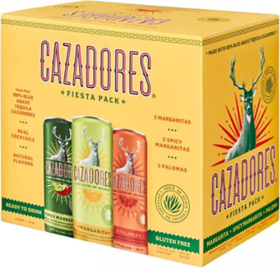 Tequila Cazadores Variety In Cans - 6-355 ML - Image 1