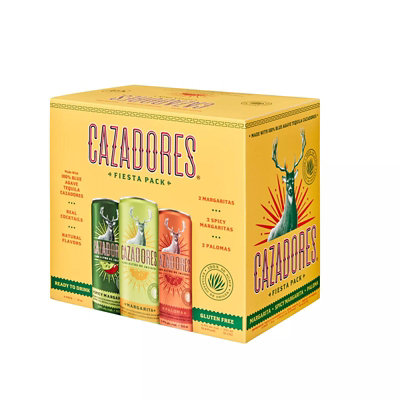 Tequila Cazadores Variety In Cans - 6-355 ML - Image 1