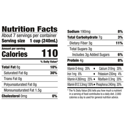 Silk Nextmilk Whole Fat Milk Alternative  Oat Milk and Plant-Based Blend  Dairy-Free - 59 Fl. Oz. - Image 3