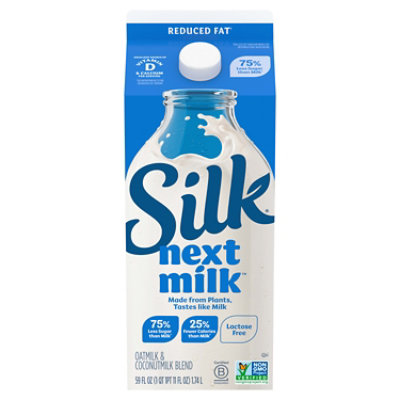 Silk Nextmilk Reduced Fat Milk Alternative Oat Milk & Plant-Based Blend  Dairy-Free - 59 Fl. Oz. - Image 1