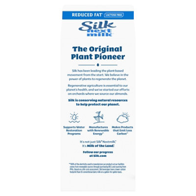 Silk Nextmilk Reduced Fat Milk Alternative Oat Milk & Plant-Based Blend  Dairy-Free - 59 Fl. Oz. - Image 2