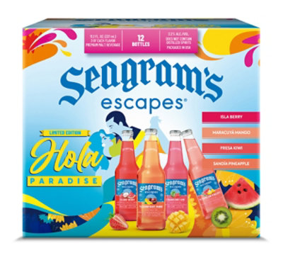 Seagrams Escapes Hola Paradise Variety In Cans - 12-12 FZ - Image 2