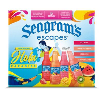 Seagrams Escapes Hola Paradise Variety In Cans - 12-12 FZ - Image 4