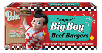 Bobs Super Beef Patties - 32 OZ - Image 1