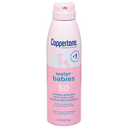 Coppertone Water Babies Sunscreen SPF 50 - 6 Oz - Image 3