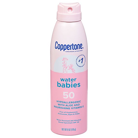 Coppertone Water Babies Sunscreen SPF 50 - 6 Oz