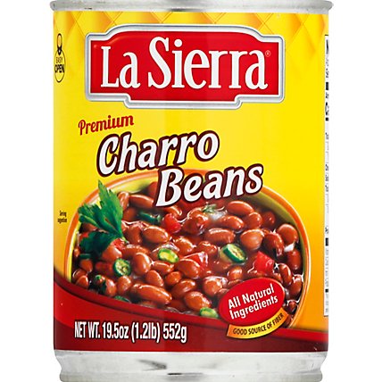 La Sierra Beans Charro Whole - 19.5 OZ - Image 2