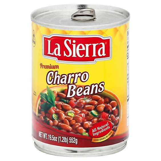 La Sierra Beans Charro Whole - 19.5 OZ