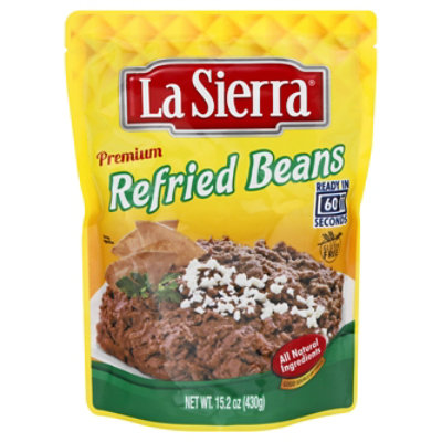 La Sierra Beans Pinto Refried Pouch - 15.2 OZ - Image 1