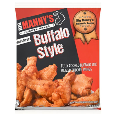 Big Manny Cooked Buffalo Style Wings - 44 OZ - Image 3