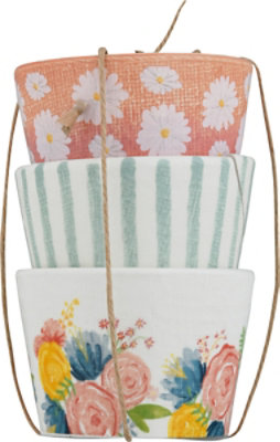 Mud Pie Floral Ramekin Set - 1 EA - Image 2