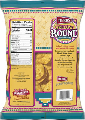 Herrs Yellow Round Tortilla Chips - 12 OZ - Image 6
