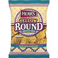 Herrs Yellow Round Tortilla Chips - 12 OZ - Image 2