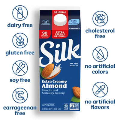 Silk Extra Creamy Almond Milk - 59 Fl. Oz. - Image 5