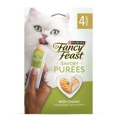 Fancy Feast Savory Puree Nat Chkn 1.4oz - 1.4 OZ