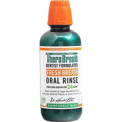 Therabreath Rainforest Mint Fresh Oral Rinse - 16 FZ - Image 2