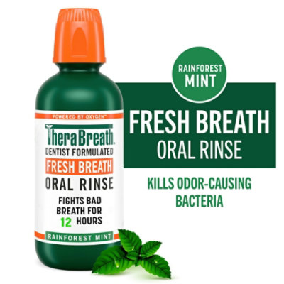 Therabreath Rainforest Mint Fresh Oral Rinse - 16 FZ - Image 2