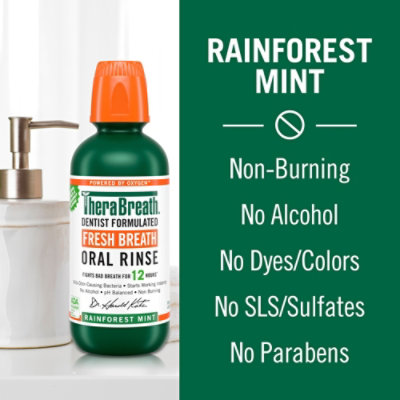 Therabreath Rainforest Mint Fresh Oral Rinse - 16 FZ - Image 4