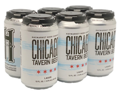 Haymarket Chicago Tavern Beer In Cans - 6-12 FZ - Image 1