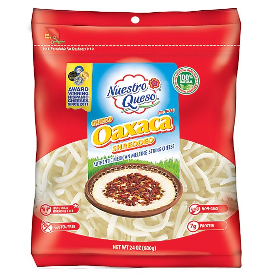 Nq Oaxaca Cheese Shredded - 24 OZ