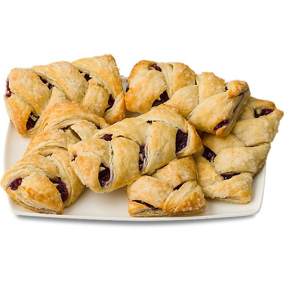 Berry Braided Strudel 6 Count - EA
