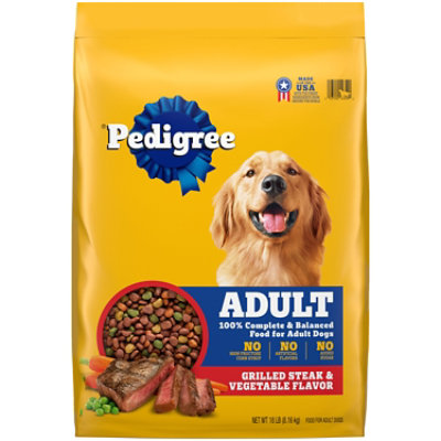 Pedigree Complete Nutrition Grilled Steak & Vegetable Flavor Adult Dry Dog Food - 18 Lbs - Image 1