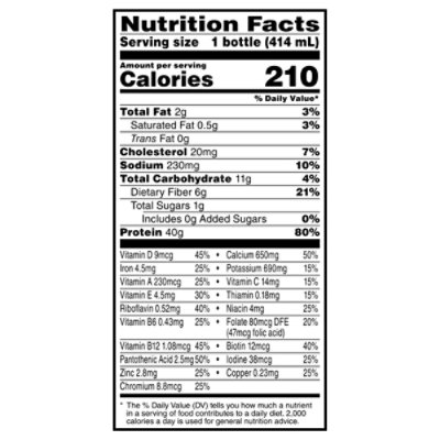 Muscle Milk Pro Non Dairy Protein Shake Chocolate Peanut Butter Artificially Flavored - 14 FZ - Image 4