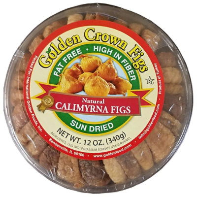 Golden Crown Figs Calimyrna - 12 OZ - Image 1