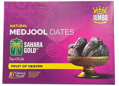 Sahara Gold King Jumbo Dates Medjool - 11 LB - Image 1