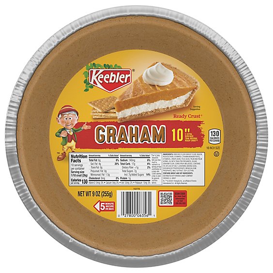 Keebler Graham Cracker Pie Crust - 9 OZ