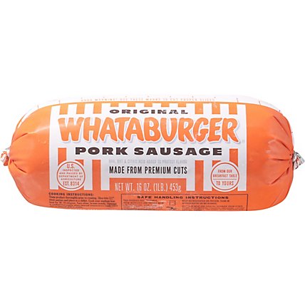 Whataburger Original Pork Sausage - 16 OZ - Image 2