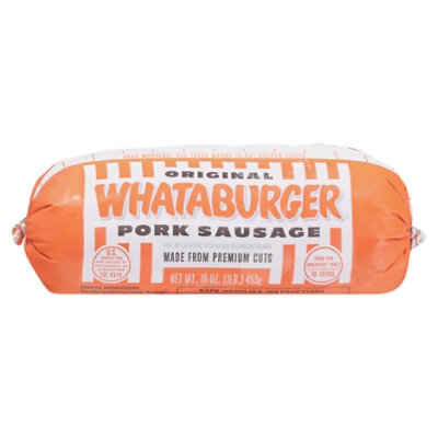 Whataburger Original Pork Sausage - 16 OZ - Image 1