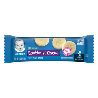 Grbr Sooth N Chew Teething Banana - 3.2 OZ