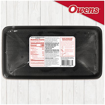 Owens Sausage Patty - 12 OZ - Image 6