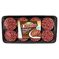 Owens Sausage Patty - 12 OZ - Image 1