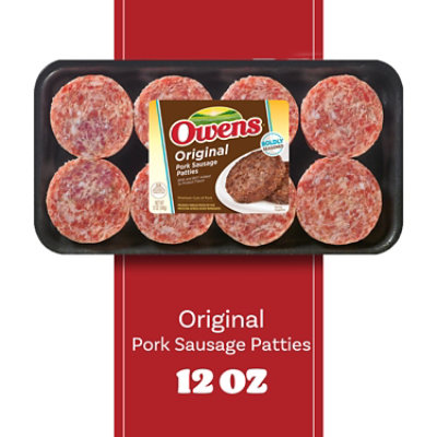 Owens Sausage Patty - 12 OZ - Image 2