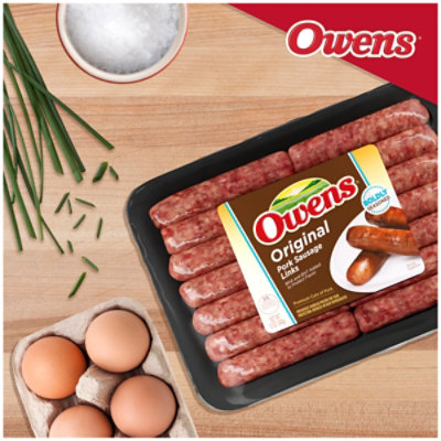 Owens Original Pork Sausage Links - 12 OZ - Image 6