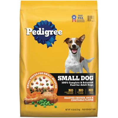 Pedigree Complete Nutrition Roasted Chicken Rice & Vegetable Small Dog Adult Dry Dog Food - 14 Lbs - Image 1