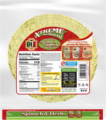 Ole Spinich & Herb 10 Inch Soft Tortillas - 17.44 OZ - Image 6
