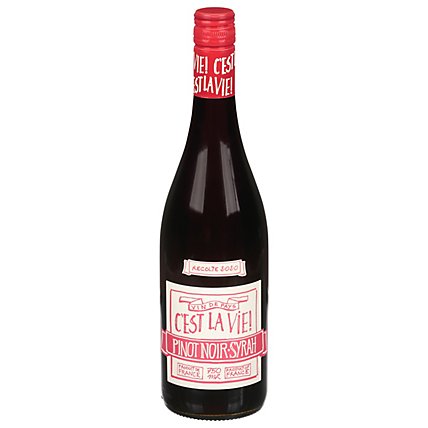 C'est La Vie Vdp Pinot Noir/syrah Rouge Wine - 750 ML - Image 3