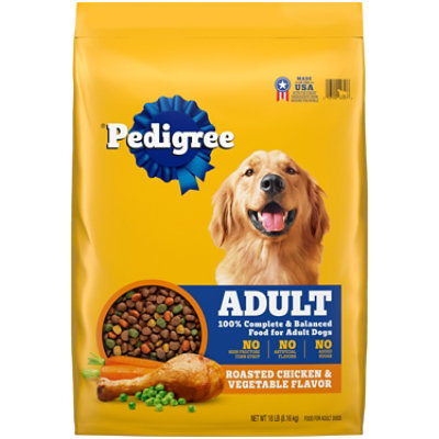 Pedigree Complete Nutrition Roasted Chicken Rice Vegetable Adult Dry Dog Food 18 Lbs