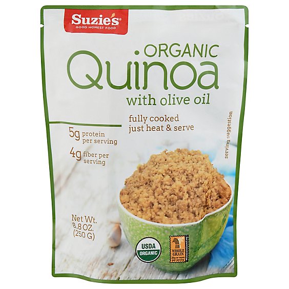 Suzies Quinoa Olive Oil Sea Salt - 9 OZ